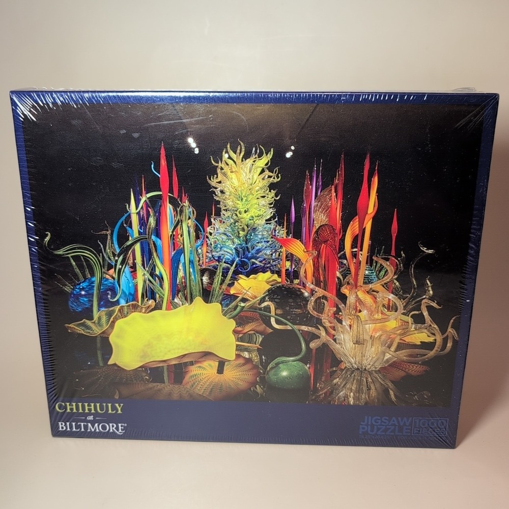 Dale Chihuly at Biltmore Puzzle Plus Jigsaw Puzzle Mille Fiori 1000pcs NEW